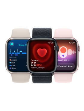 Apple Watch Imagem de modelos Apple Watch de várias cores