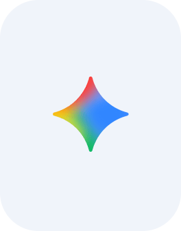 Logótipo do Google Gemini a cores, sobre fundo branco.